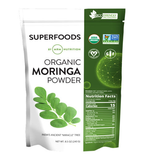 Organic Moringa Leaf Powder 60 Servings – Life Science Pharmacy