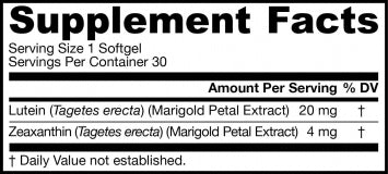 Jarrow Formulas Lutein 20mg