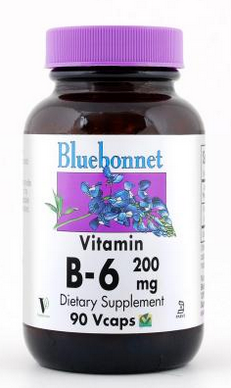 Bluebonnet Vitamin B-6 200mg