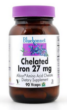 Load image into Gallery viewer, Bluebonnet Chelated Iron 27mg 