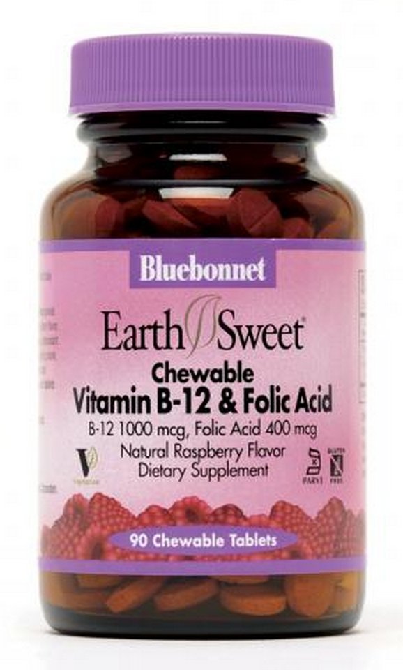 Bluebonnet Vitamin B-12 & Folic Acid