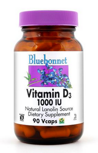 Bluebonnet Vitamin D3 1000IU 