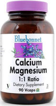 Load image into Gallery viewer, Bluebonnet Calcium Magnesium 1:1 180 vcaps Front