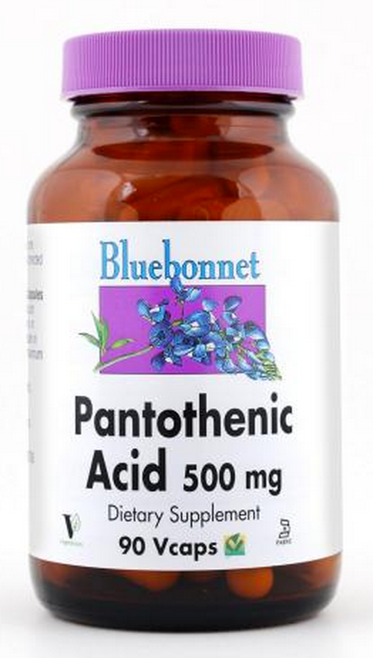 Bluebonnet Pantothenic Acid 500mg