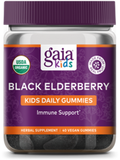 GaiaKids Black Elderberry Kids Daily Gummies 40 Gummies