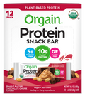 Organic Protein Snack Bar Peanut Butter Chocolate Chunk 12 Bars