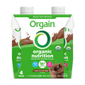Organic Nutrition Shake Creamy Chocolate Fudge 4 Pack