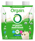 Organic Nutrition Shake Sweet Vanilla Bean 4 Pack