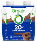 Clean Protein Grass Fed Protein Shake Creamy Chocolate Fudge 4 Pack