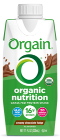 Organic Nutrition Shake Creamy Chocolate Fudge Single Serving Pack