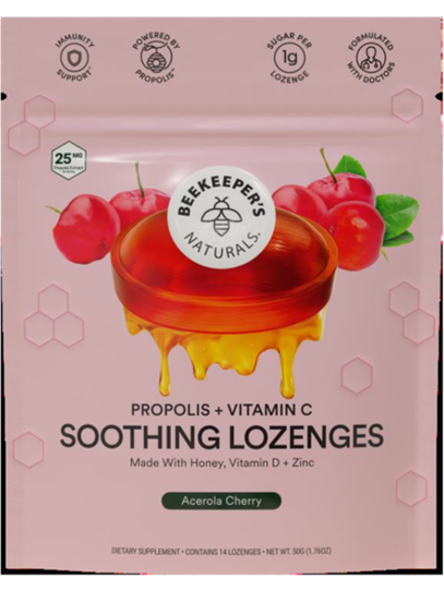 Propolis + VItamin C Lozenges Cherry 14 Lozenges