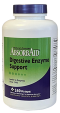 AbsorbAid Digestive Enzyme Support 240 Capsules