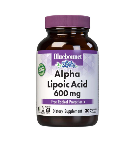 Bluebonnet Alpha Lipoic Acid 600mg 60 vcaps