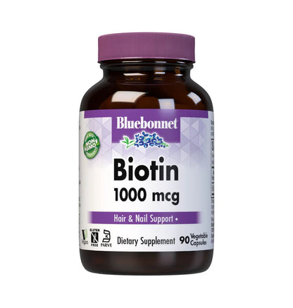 Bluebonnet Biotin 1000mcg 90 vcaps