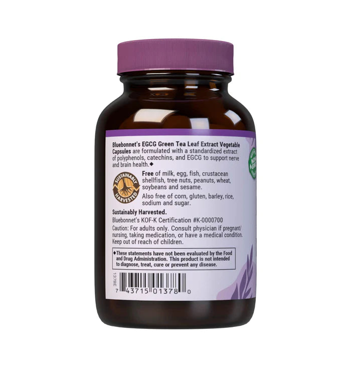 Bluebonnet EGCG Green Tea Leaf Extract 60 Capsules