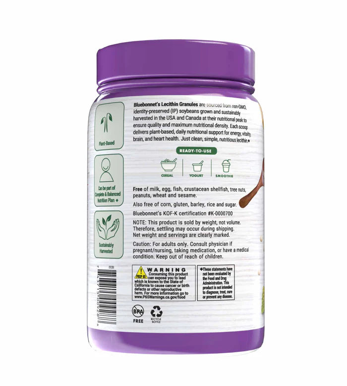 Bluebonnet Lecithin Granules 1lb