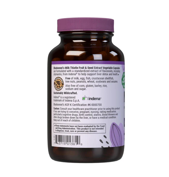 Bluebonnet Milk Thistle Extract 120 Capsules