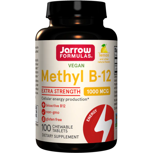 Jarrow Formulas Methyl B-12 1000mcg 100 lozenges - Lemon Flavor