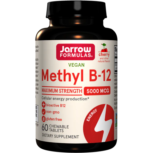 Jarrow Formulas Methyl B-12 5000mcg 60 lozenges - Cherry Flavor