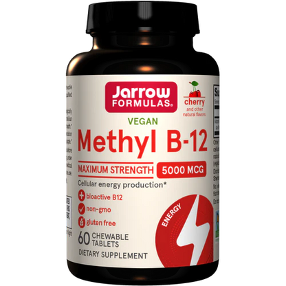 Jarrow Formulas Methyl B-12 5000mcg 60 lozenges - Cherry Flavor