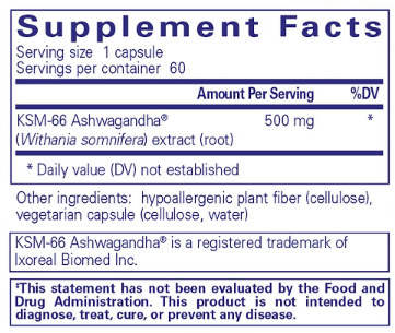 Pure Encapsulations Ashwagandha