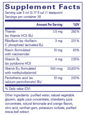 Pure Encapsulations B-Complex Liquid 140mL