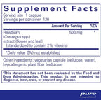 Pure Encapsulations Hawthorn Extract 120 capsules