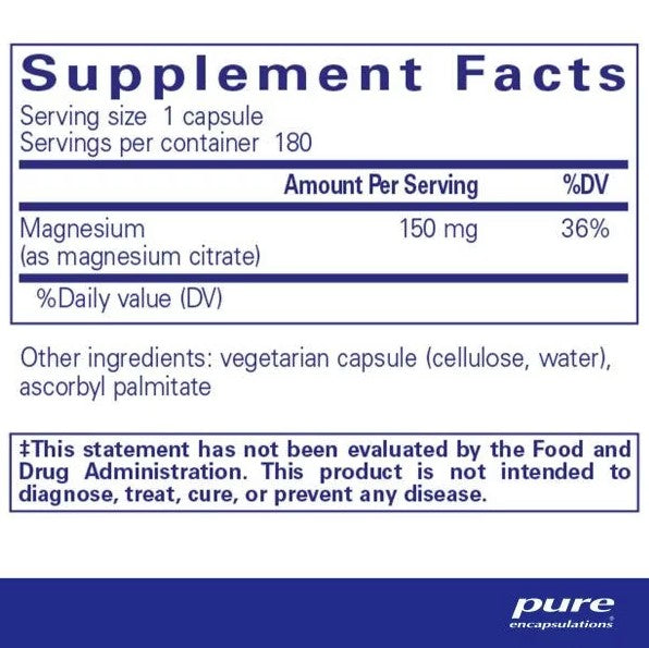 Pure Encapsulations Magnesium (citrate)