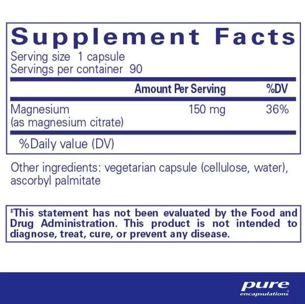 Pure Encapsulations Magnesium (citrate)