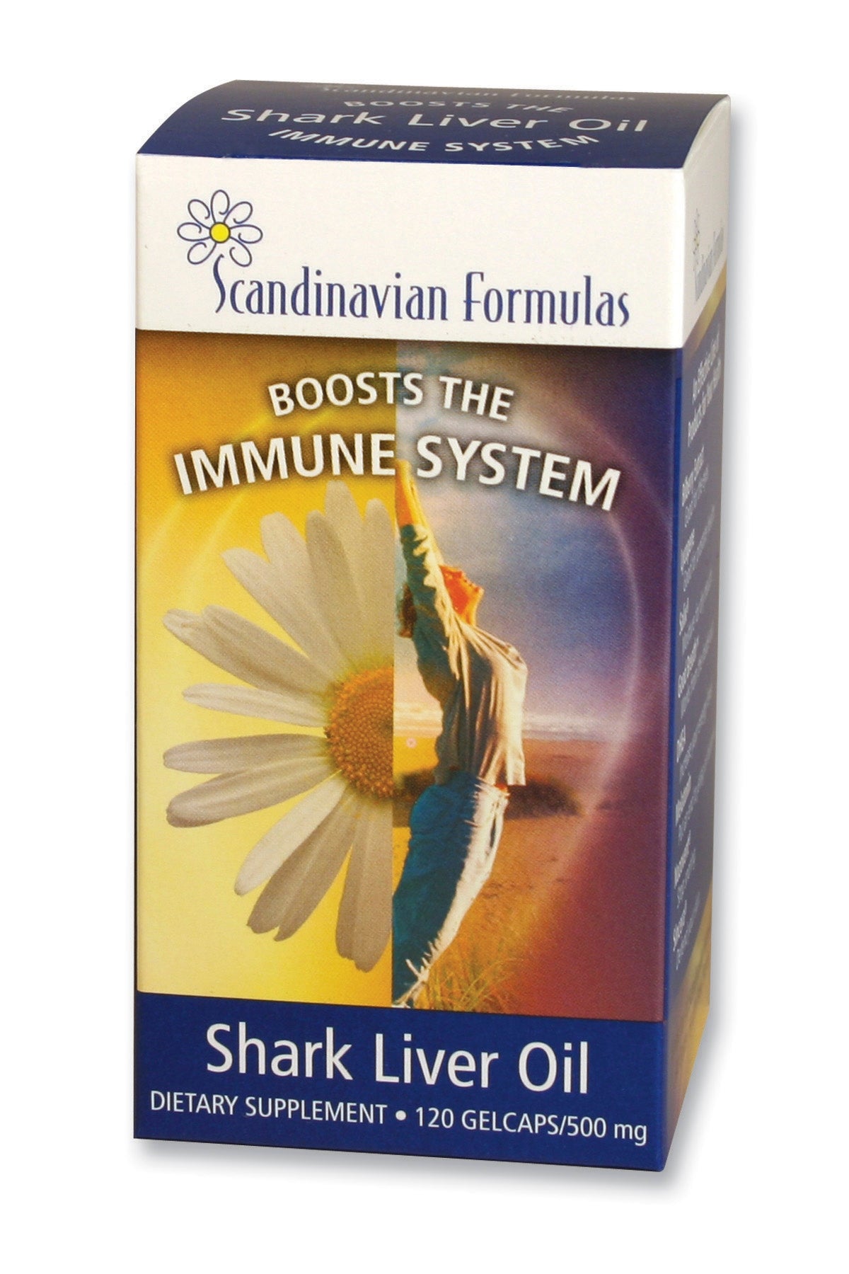 Shark Liver Oil 500mg 120gelcaps Scandinavian Formulas