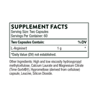 Thorne L-Arginine Sustained Release 120caps (Formerly Perfusia-SR)