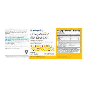 Metagenics OmegaGenics™ EPA-DHA 720 Lemon