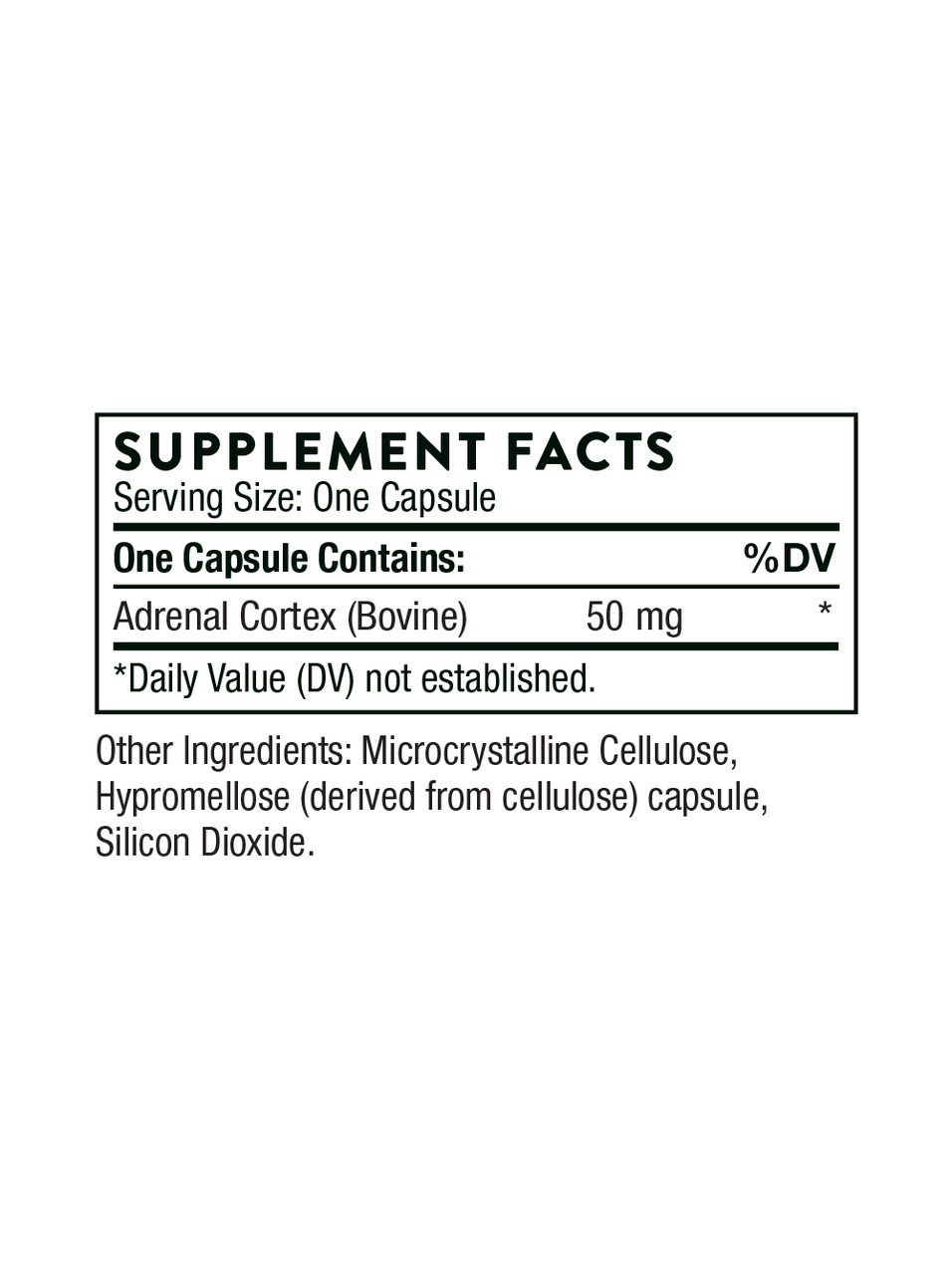 Thorne Adrenal Cortex 60 capsules