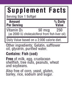 Bluebonnet Vitamin D3 2000IU 250softgels
