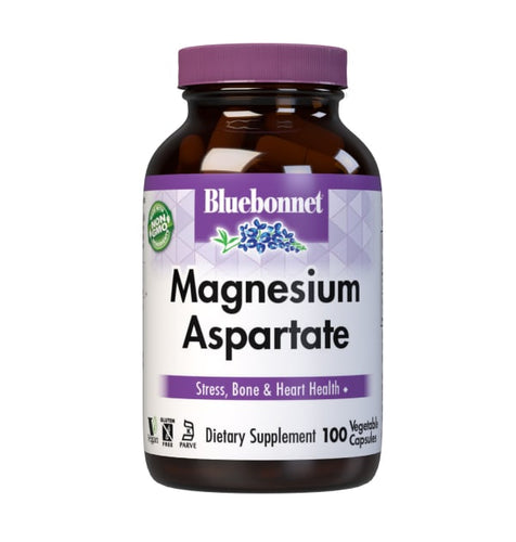 Bluebonnet Magnesium Aspartate 400mg 100capsules