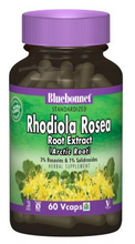Load image into Gallery viewer, Bluebonnet Rhodiola Rosea 60 capsules