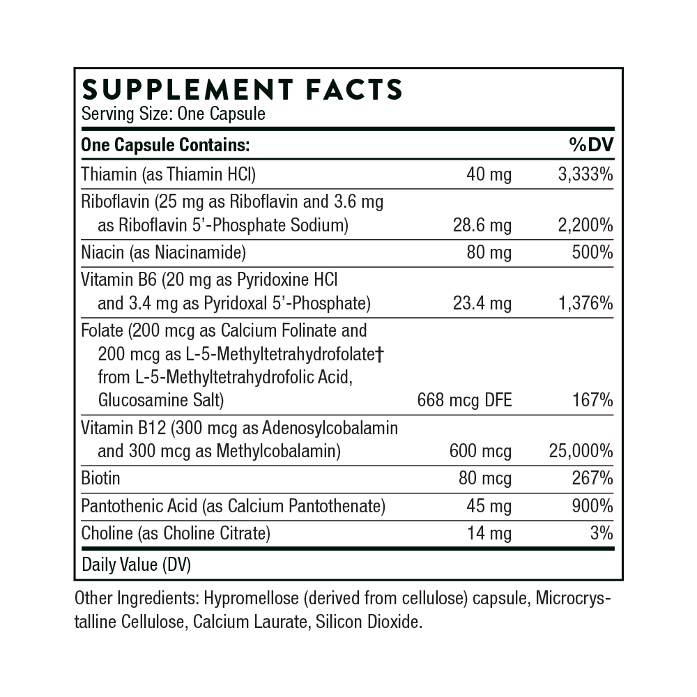 Thorne B Complex #12 60 capsules