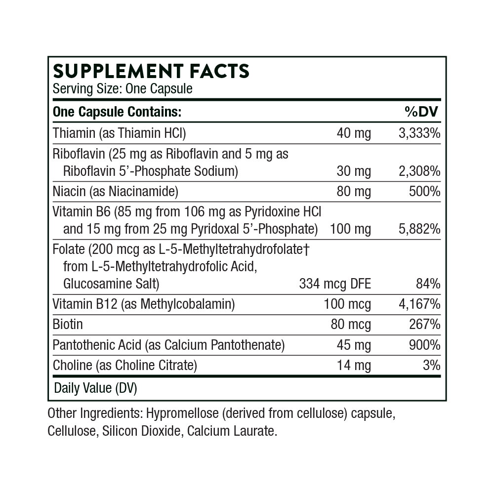 Thorne B Complex #6 60 capsules