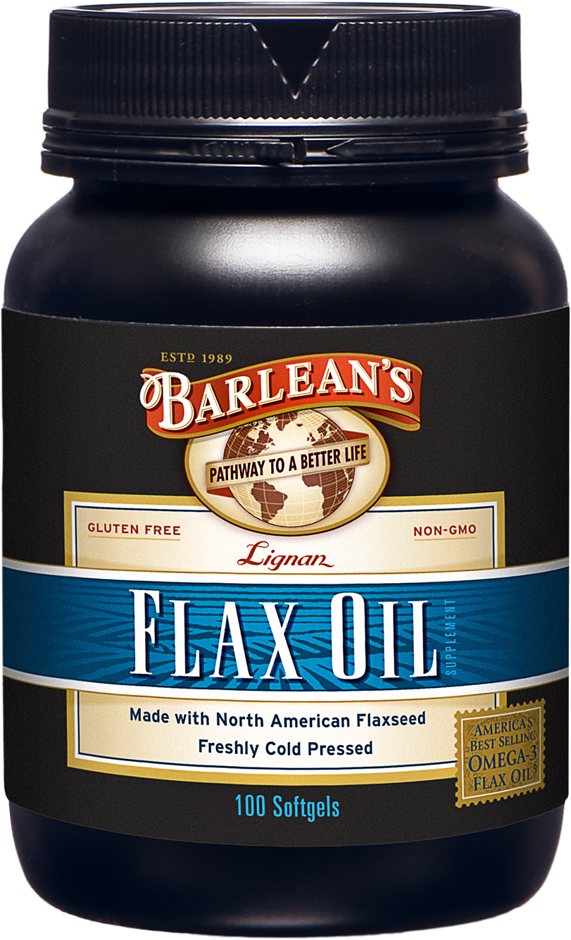 Barlean's Lignan Flaxseed Oil 100 softgels