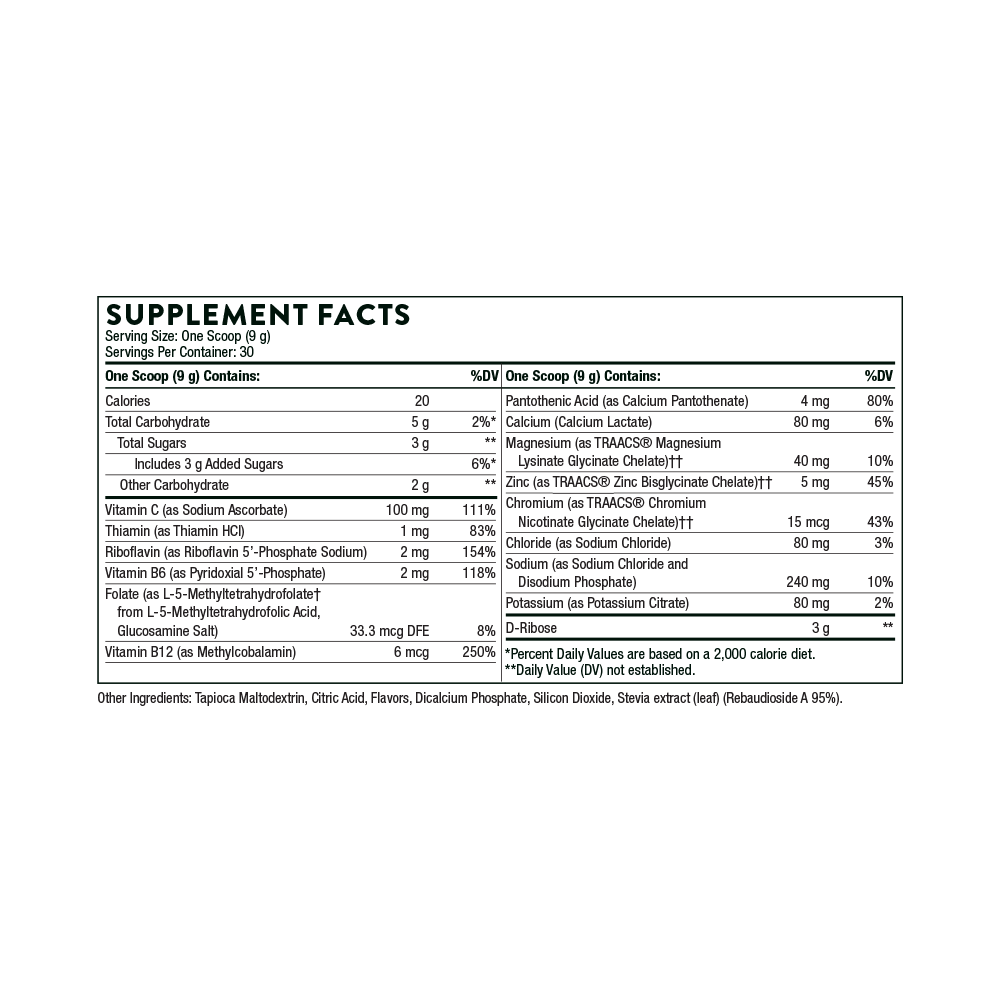 Thorne Catalyte Lemon-Lime 9.52 oz