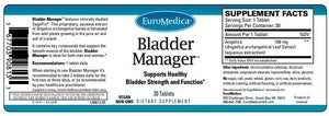 EuroMedica Bladder Manager™ 30 tablets
