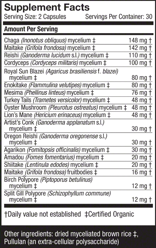 Fungi Perfecti Host Defense MyCommunity Capsules