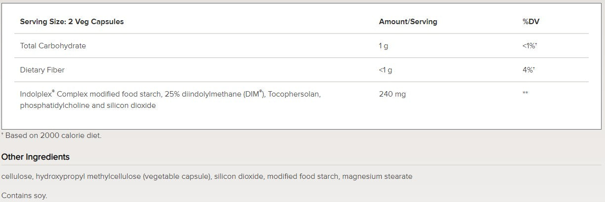 Integrative Therapeutics Indolplex 60 capsules