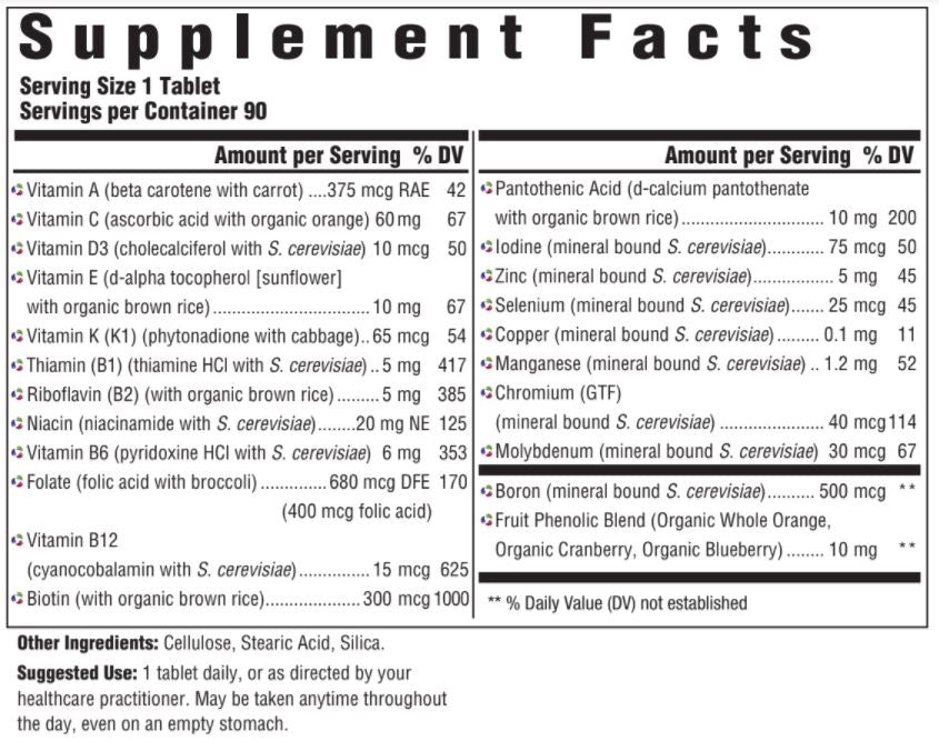 Innate Response One Daily Without Iron 90 tablets