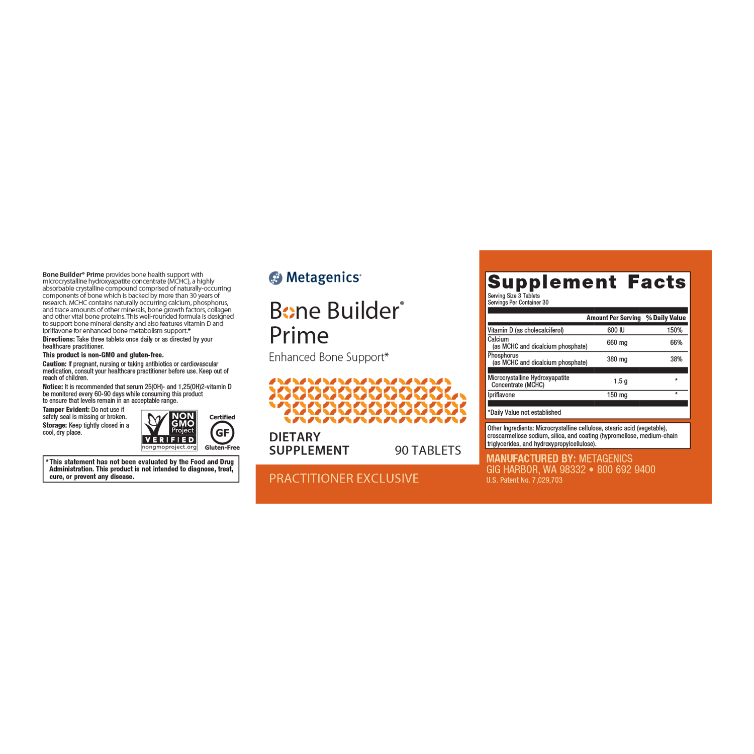 Metagenics Bone Builder® Prime 270 tablets