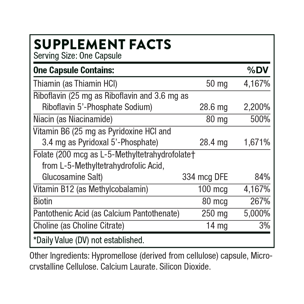 Thorne Stress B-Complex 60 capsules