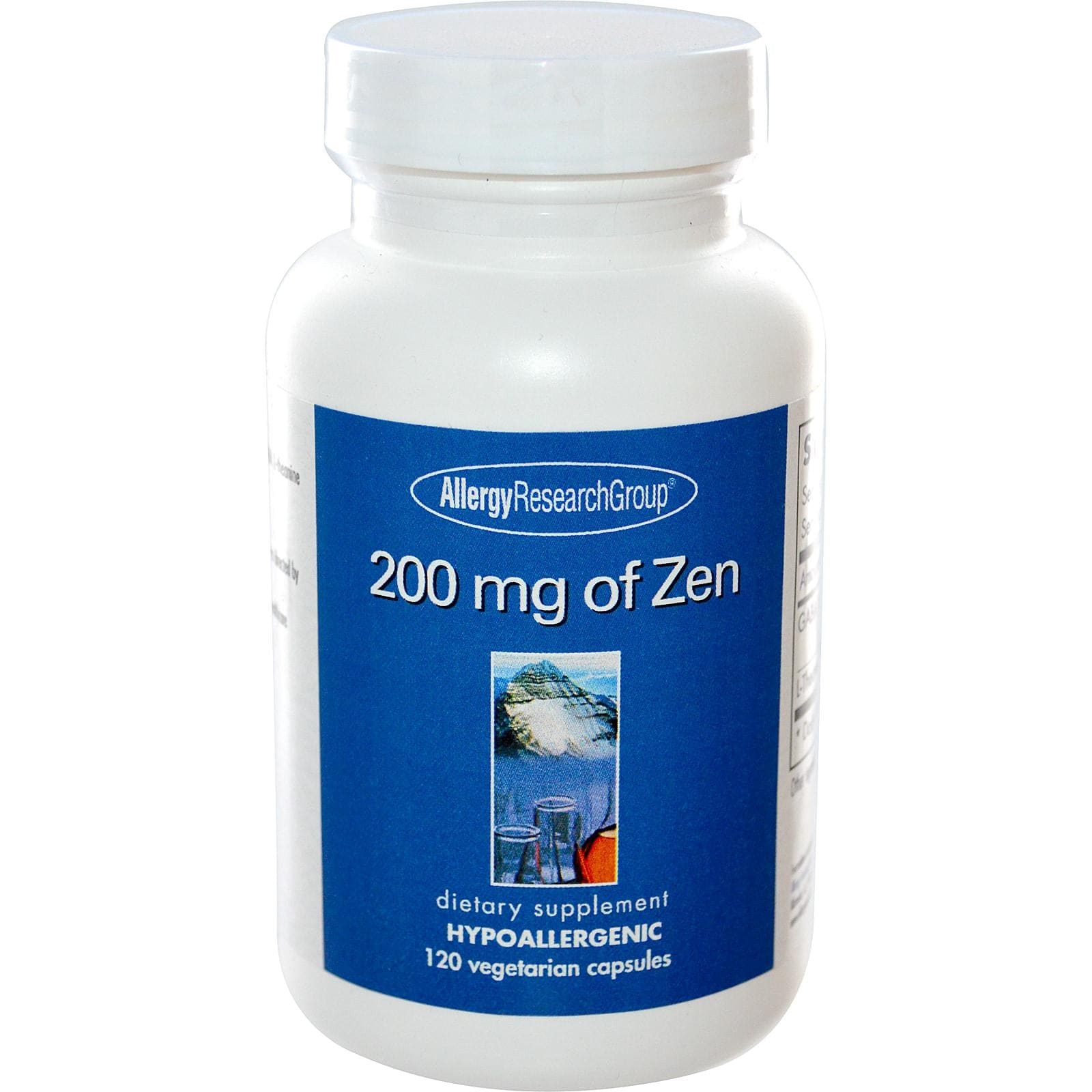 Allergy Research Group 200mg of Zen 60c Front