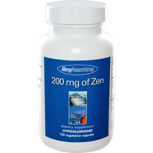 Allergy Research Group 200mg of Zen 60c Front