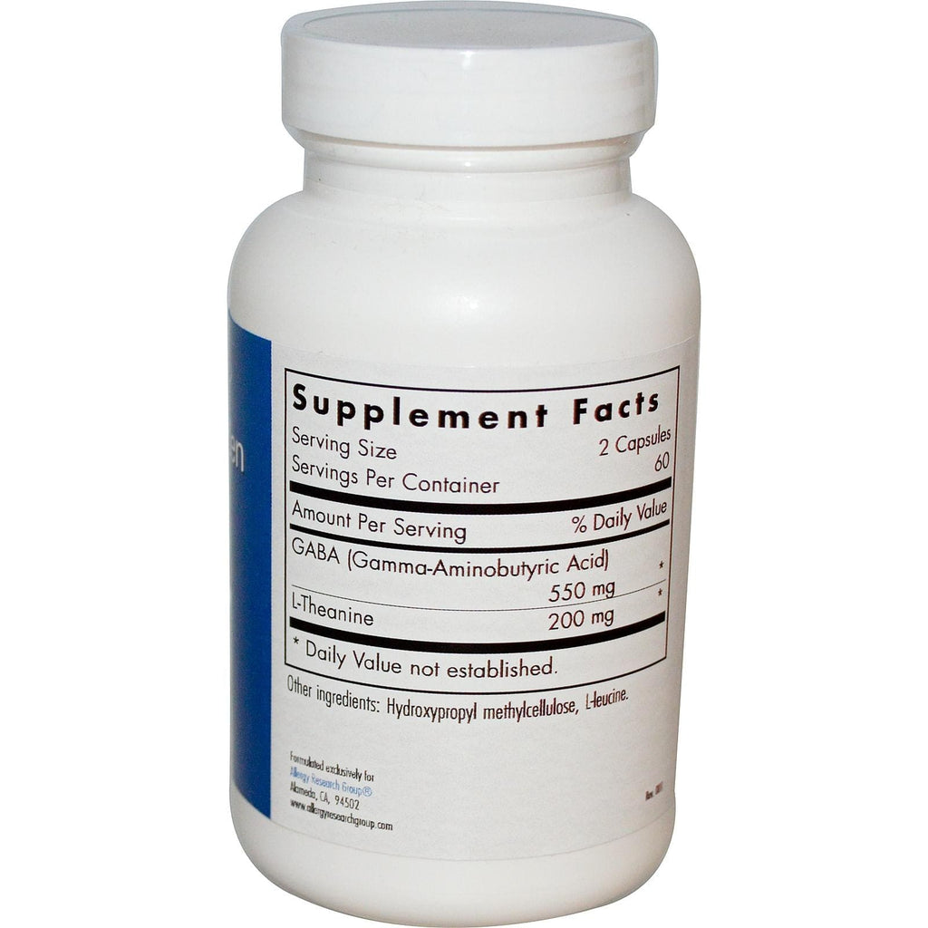 Allergy Research Group 200mg of Zen 60c Back