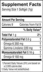 Barlean's Borage Oil Supplement Facts